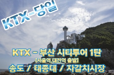 KTX [서울역,대전역 출발]- 부산시티투어(1탄) - 태종대/송도/흰여울문화마을/산만디투어/자갈치시장 여행(당일)  (중식제공)