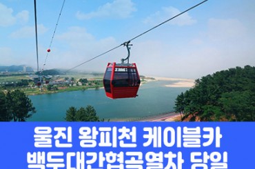 협곡4) 울진 왕피천 케이블카 / 협곡열차(당일)  [부산/대구/진주/마산/울산/서울/천안/대전/경주출발] -