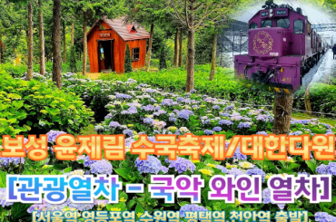 [국악와인열차-당일] 보성 대한다원 / 보성 윤제림 수국축제 (당일)  [ 6월 21,23일] [서울역, 영등포역, 수원역, 평택역, 천안역,서대전역]