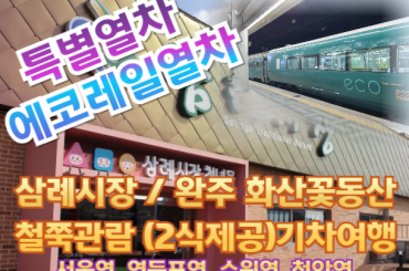 [특별열차-에코레일 열차] 속이 시원한 전골과 완주 철쭉 나들이 기차여행  (당일)  [5월 10일(일) ] [서울역,영등포역,수원역,천안역,서대전]