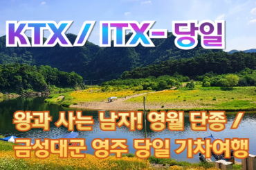[ KTX / ITX -당일 ] 왕과 사는 남자! 영월 단종 / 금성대군 영주 당일 기차여행 (2식포함)(당일) 5/23~6/30 [서울역,청량리역]